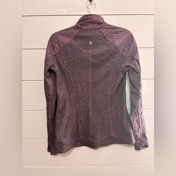 Lululemon Athletica Women's Purple Gray Long Sleeve Rebel Runner Jacket Size 8 - Picture 8 of 9